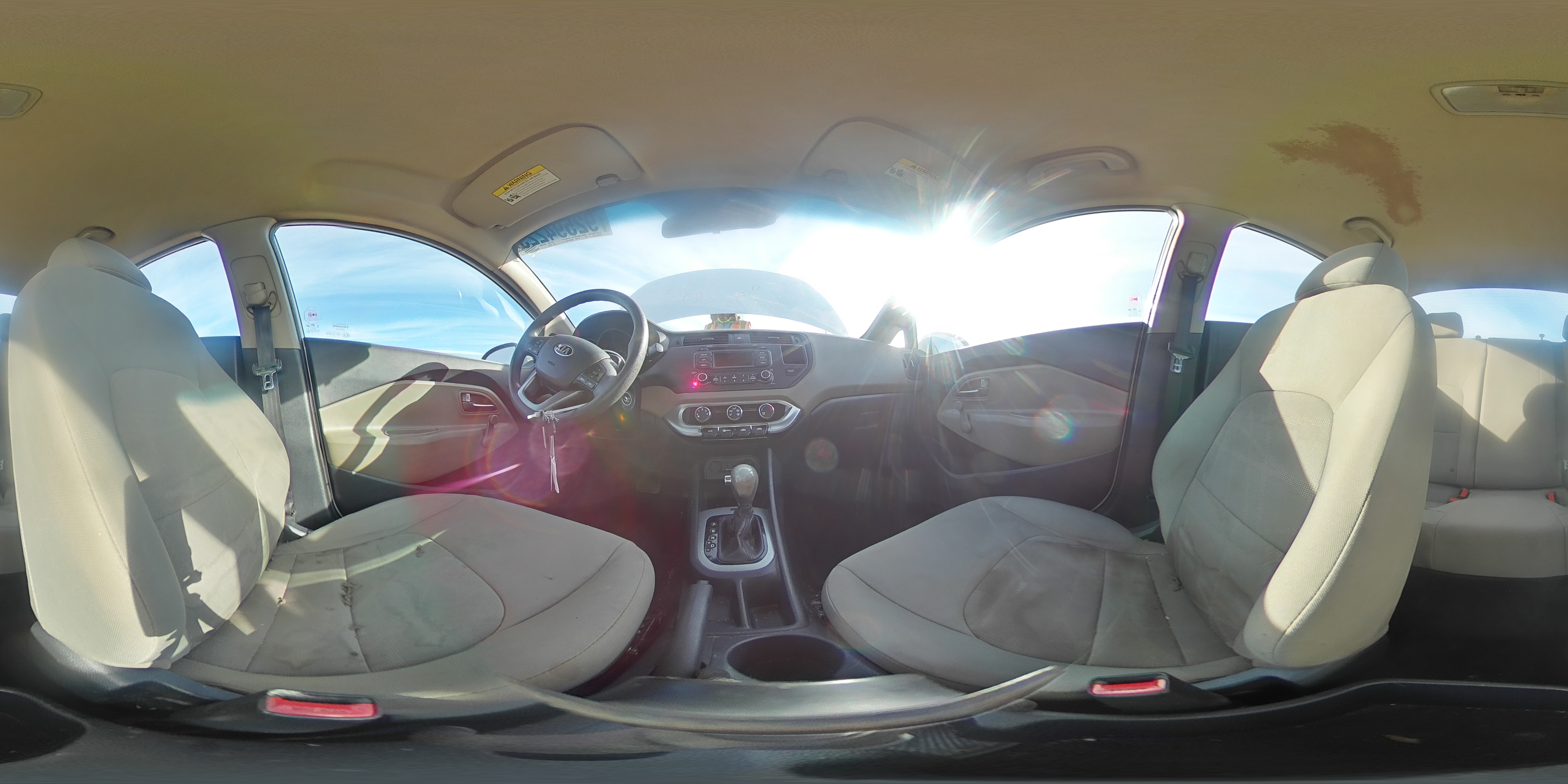 2014 Kia Rio Lx VIN: KNADM4A39E6395299 Lot: 92594225