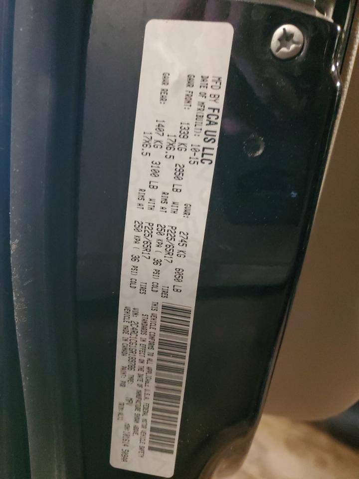 2016 Chrysler Town & Country Touring L VIN: 2C4RC1CG1GR189786 Lot: 92614795