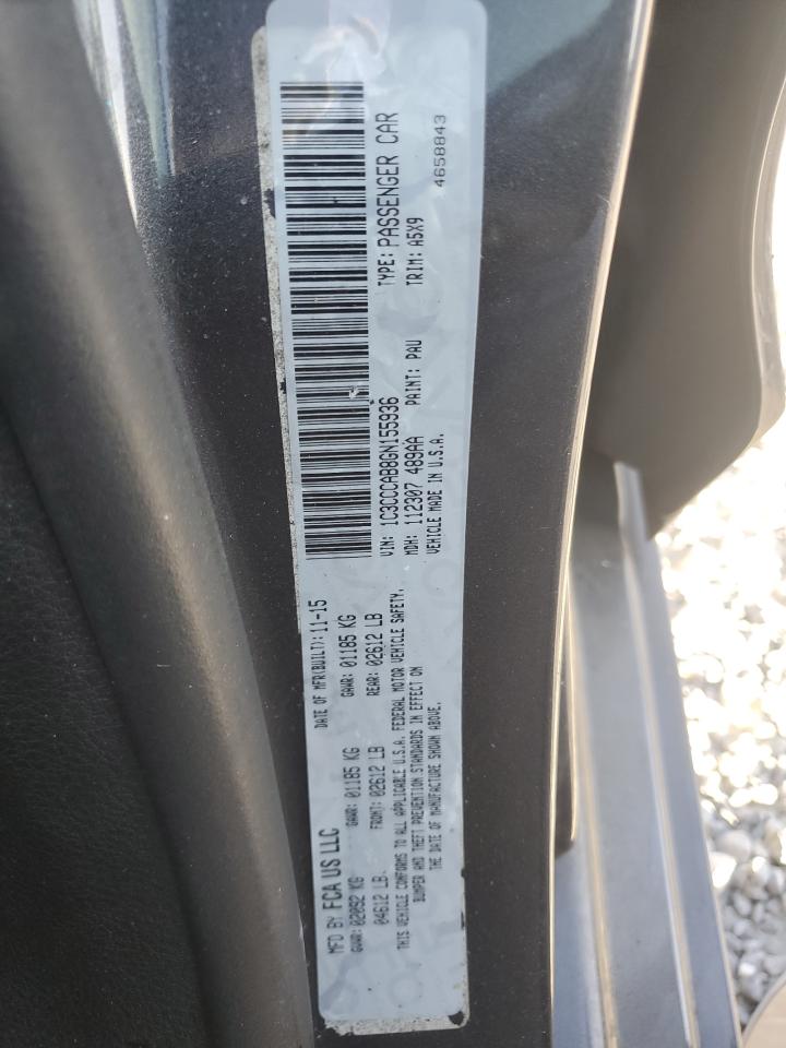 2016 Chrysler 200 Limited VIN: 1C3CCCAB8GN155936 Lot: 91407745