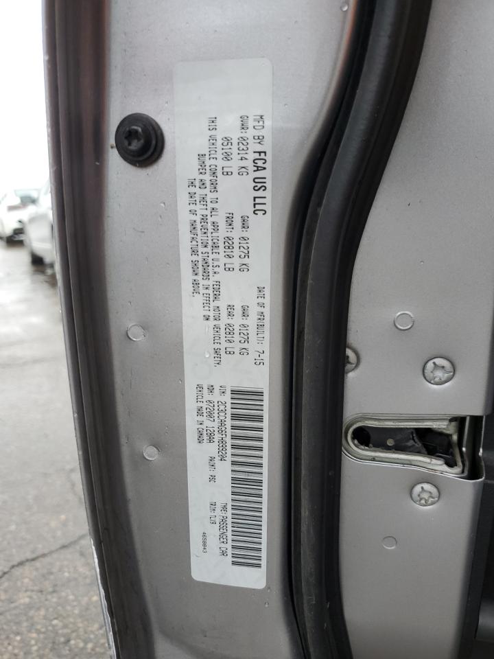 2015 Chrysler 300 Limited VIN: 2C3CCAAG6FH899204 Lot: 91850625