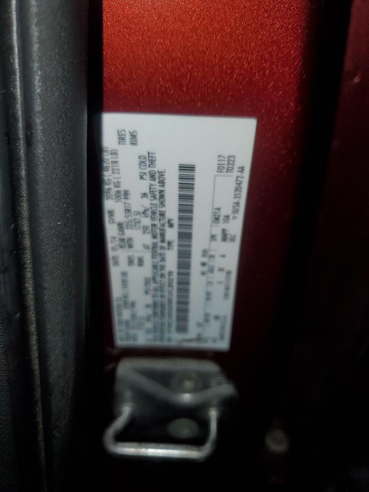 2014 Ford Escape Se VIN: 1FMCU0GX9EUC20219 Lot: 92074345