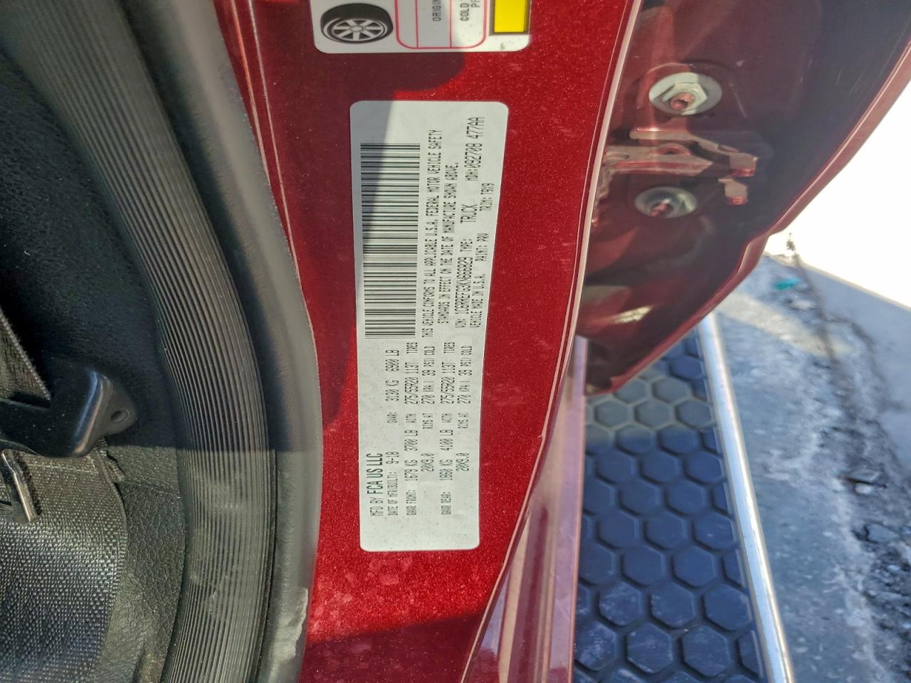 2019 Ram 1500 Big Horn/Lone Star VIN: 1C6RREFG3KN666829 Lot: 94345225