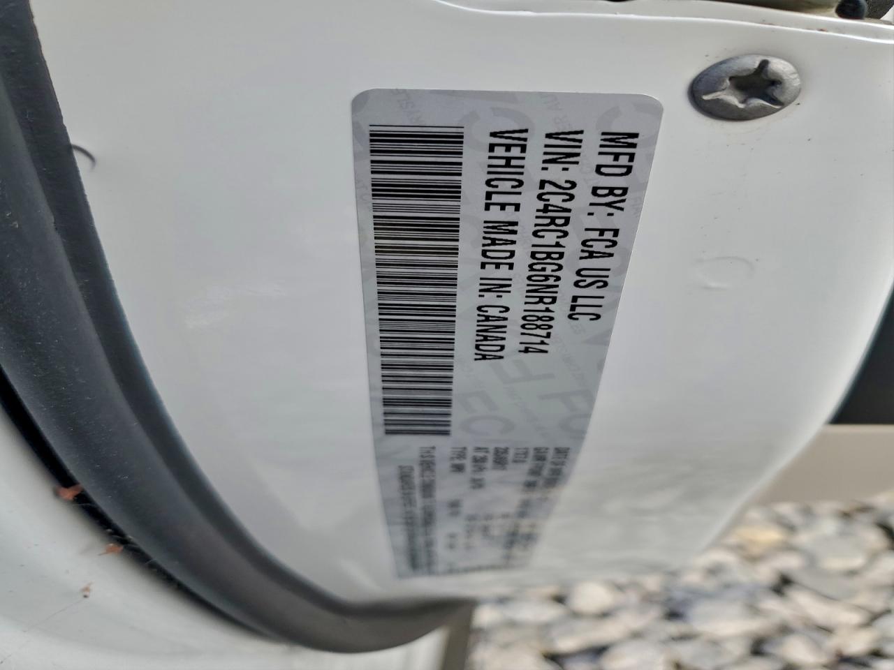 2022 Chrysler Pacifica Touring L VIN: 2C4RC1BG6NR188714 Lot: 92951385