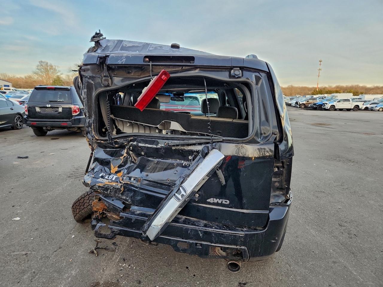 2010 Honda Pilot Exl VIN: 5FNYF4H57AB033377 Lot: 94451885