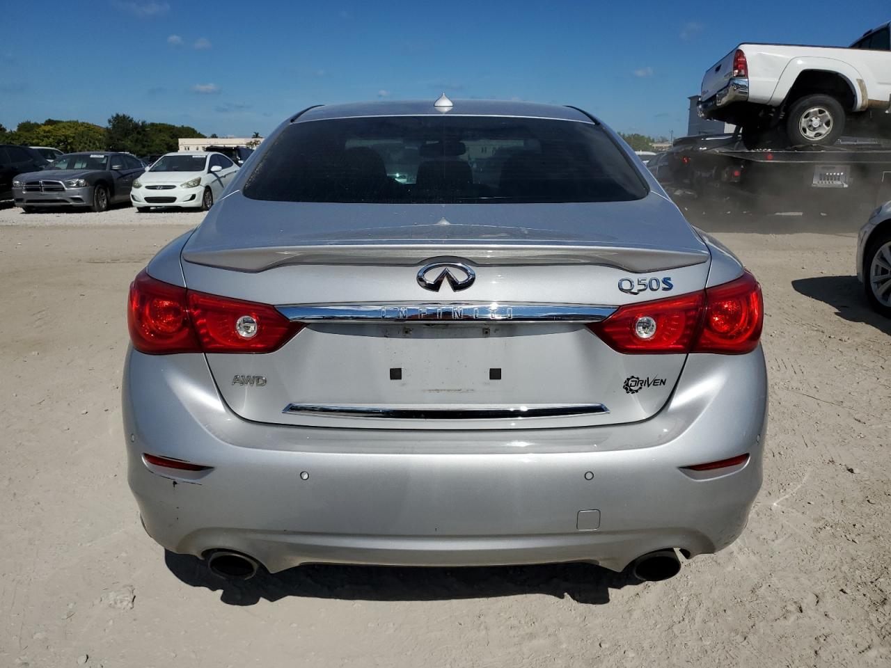 2014 Infiniti Q50 Hybrid Premium VIN: JN1AV7AR1EM702214 Lot: 92750585