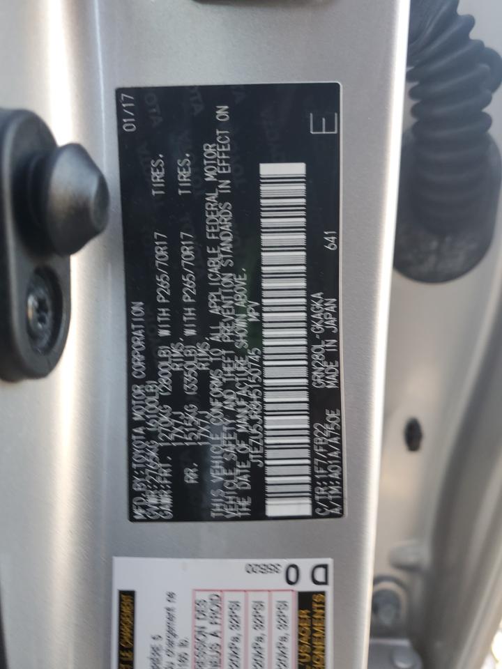 2017 Toyota 4Runner Sr5 VIN: JTEZU5JR8H5150745 Lot: 89632505