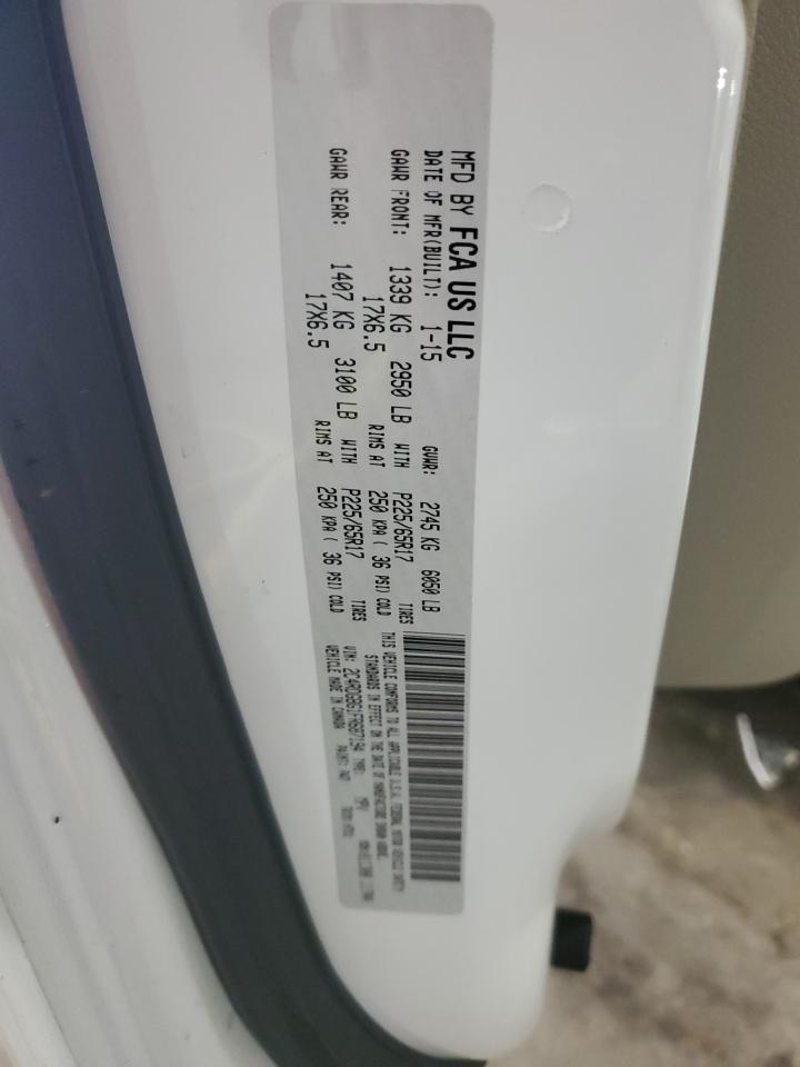 2015 Dodge Grand Caravan Se VIN: 2C4RDGBG1FR687194 Lot: 93728765