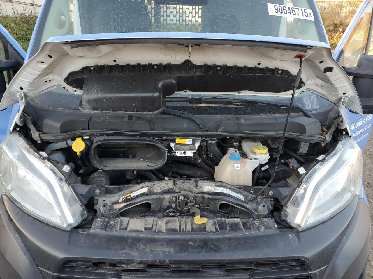 2023 Ram Promaster 2500 Delivery Van VIN: 3C6LRVCG1PE549594 Lot: 90646715