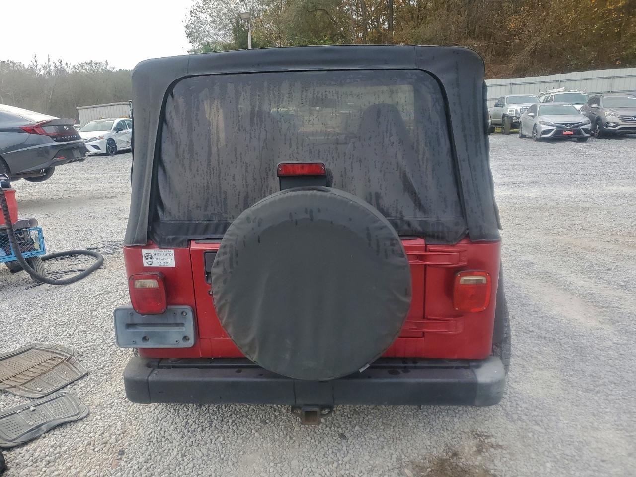 1999 Jeep Wrangler / Tj Se VIN: 1J4FY29P1XP449097 Lot: 92485195