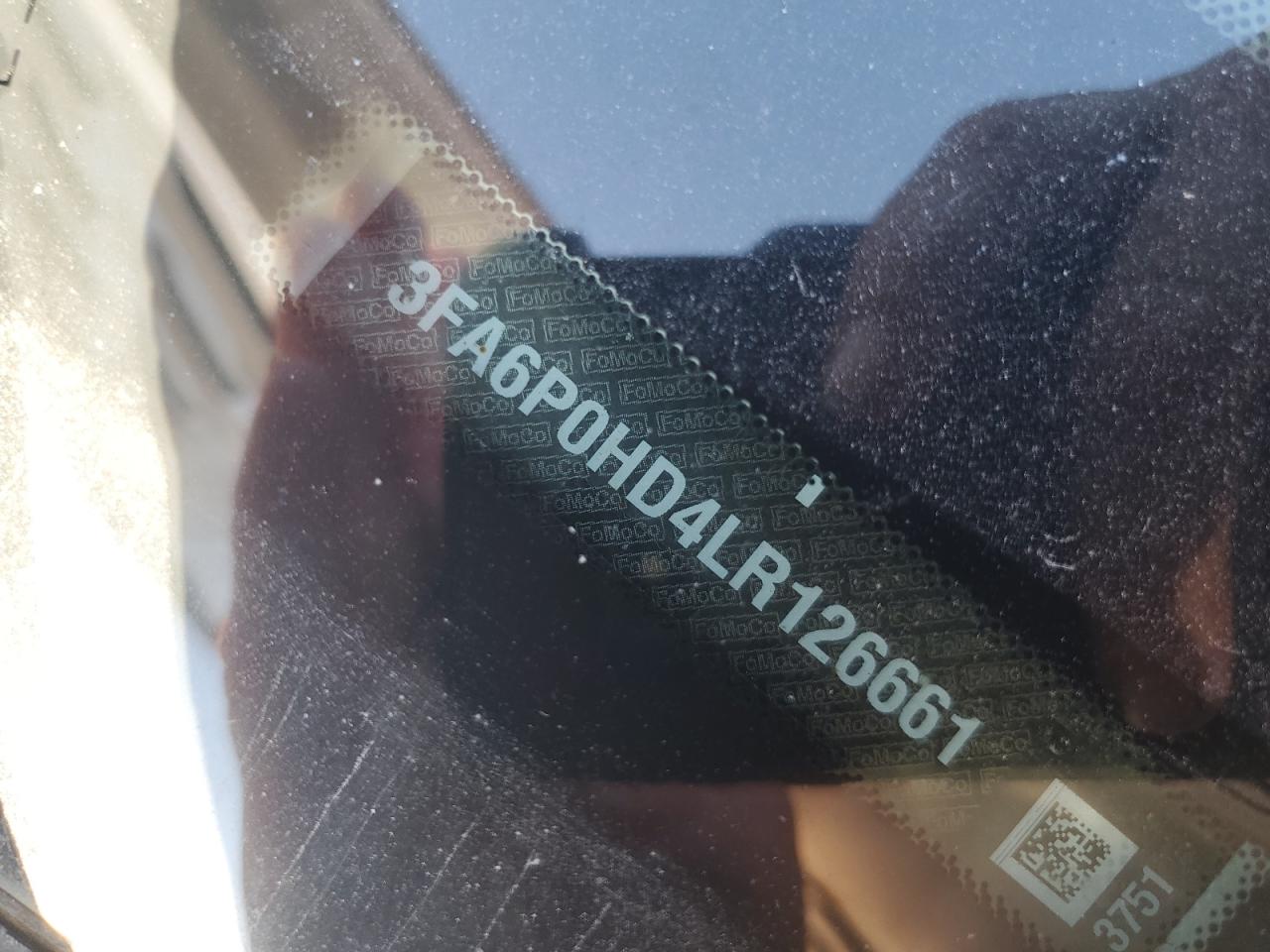 2020 Ford Fusion Se VIN: 3FA6P0HD4LR126661 Lot: 91415365