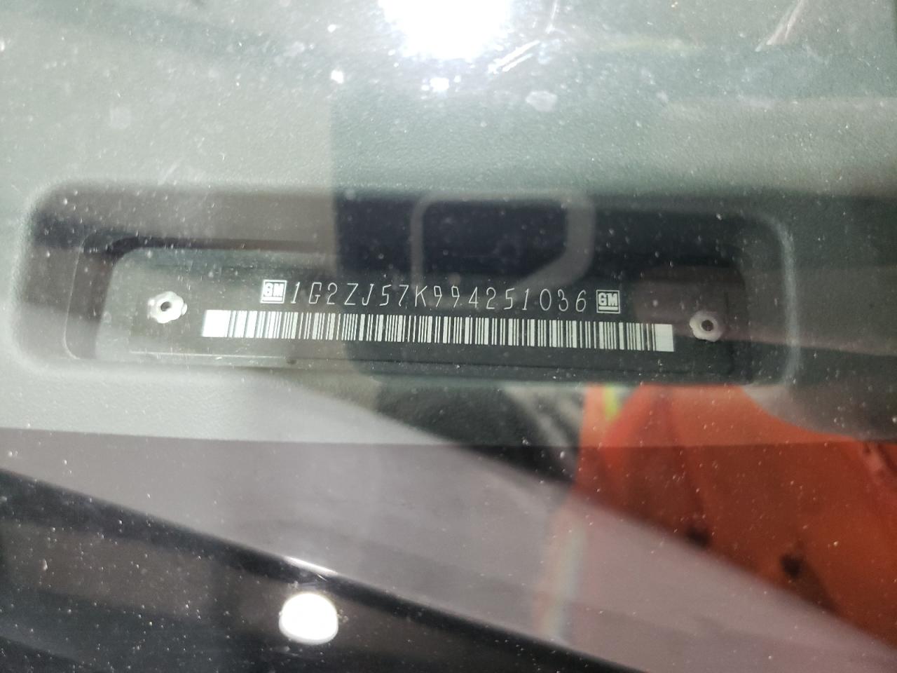2009 Pontiac G6 VIN: 1G2ZJ57K994251036 Lot: 93008655