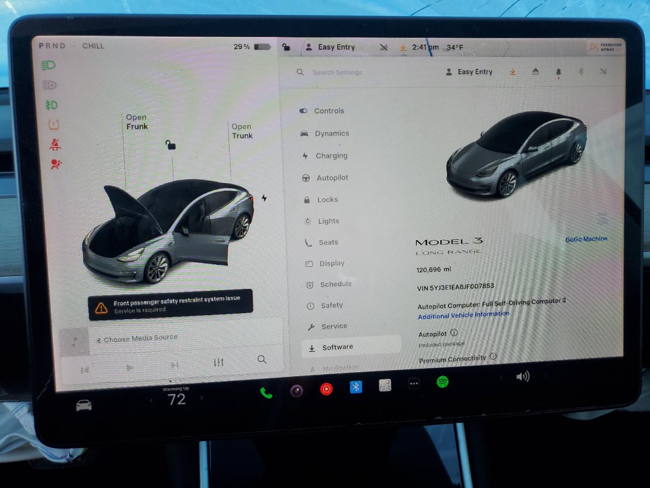 2018 Tesla Model 3 VIN: 5YJ3E1EA8JF007853 Lot: 91771435