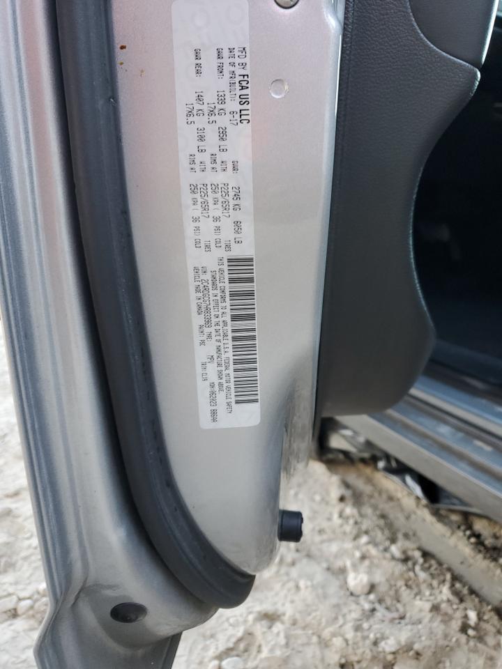 2017 Dodge Grand Caravan Sxt VIN: 2C4RDGCG7HR833969 Lot: 92985615