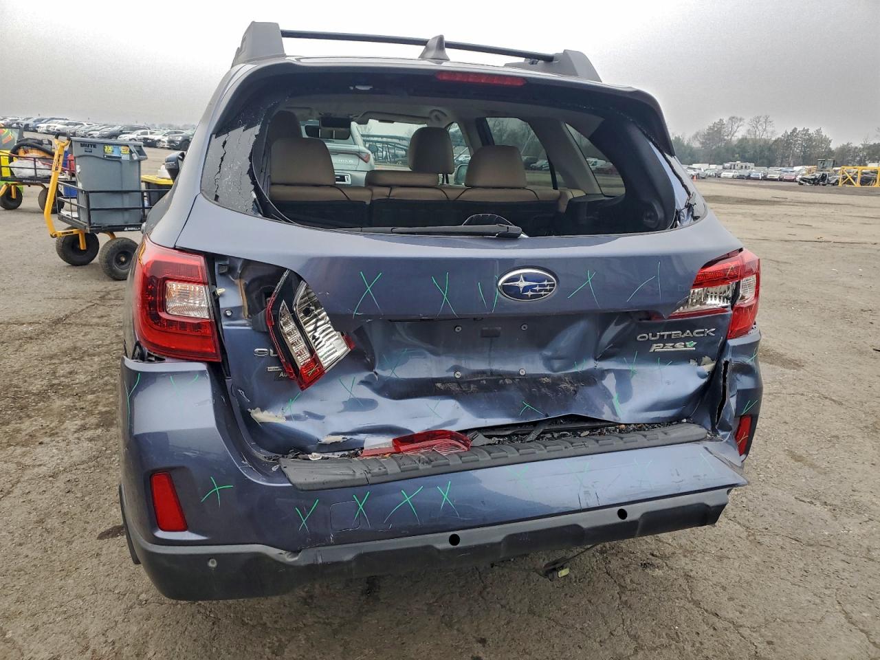 2017 Subaru Outback 2.5I Limited VIN: 4S4BSANC1H3231040 Lot: 93191235