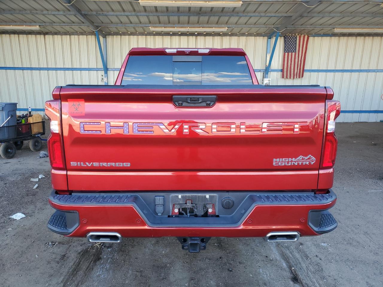 2022 Chevrolet Silverado K1500 High Country VIN: 1GCUDJED3NZ569323 Lot: 93887595