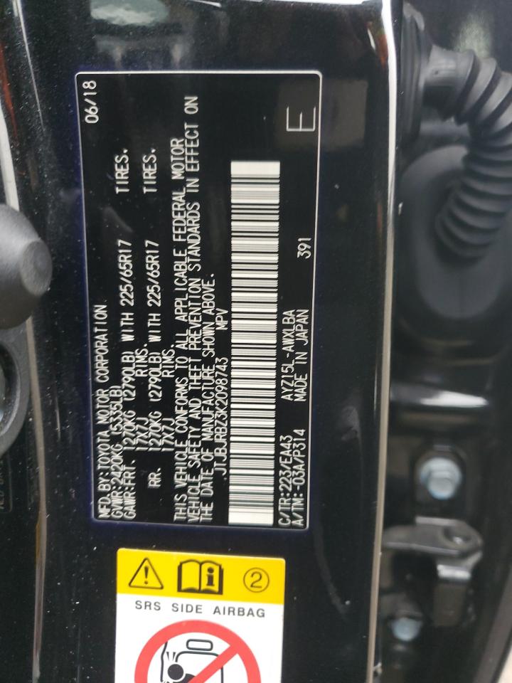 2019 Lexus Nx 300H VIN: JTJBJRBZ3K2098743 Lot: 92180975