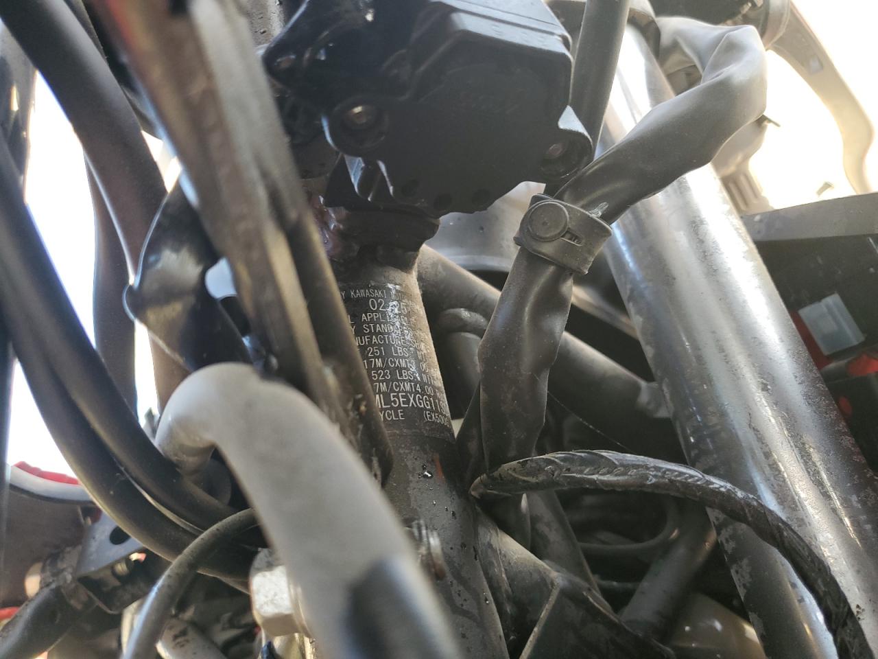 2025 Kawasaki Ex500 VIN: ML5EXGG11SDA63089 Lot: 92491305