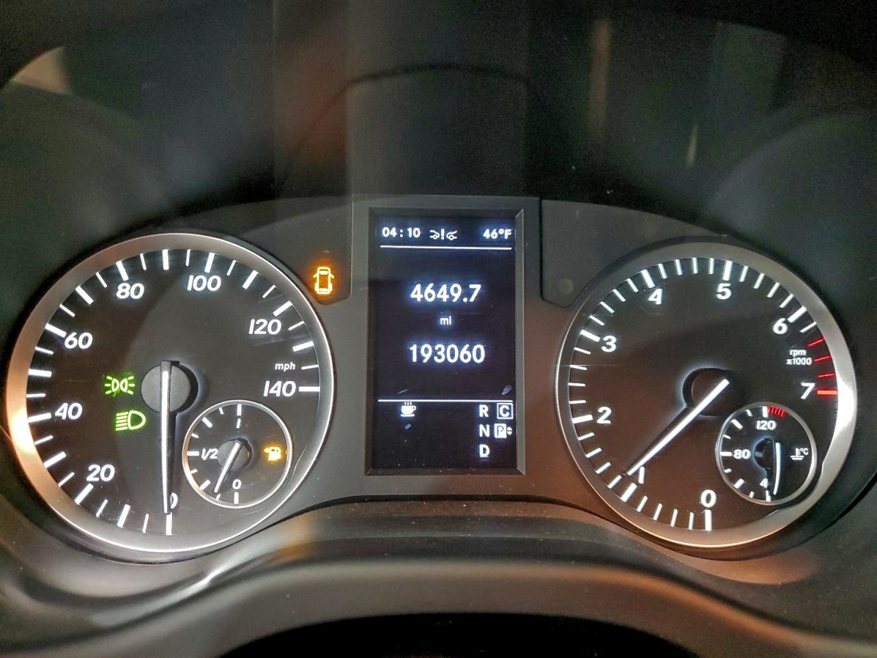 2017 Mercedes-Benz Metris VIN: WD4PG2EE7H3323553 Lot: 94107515