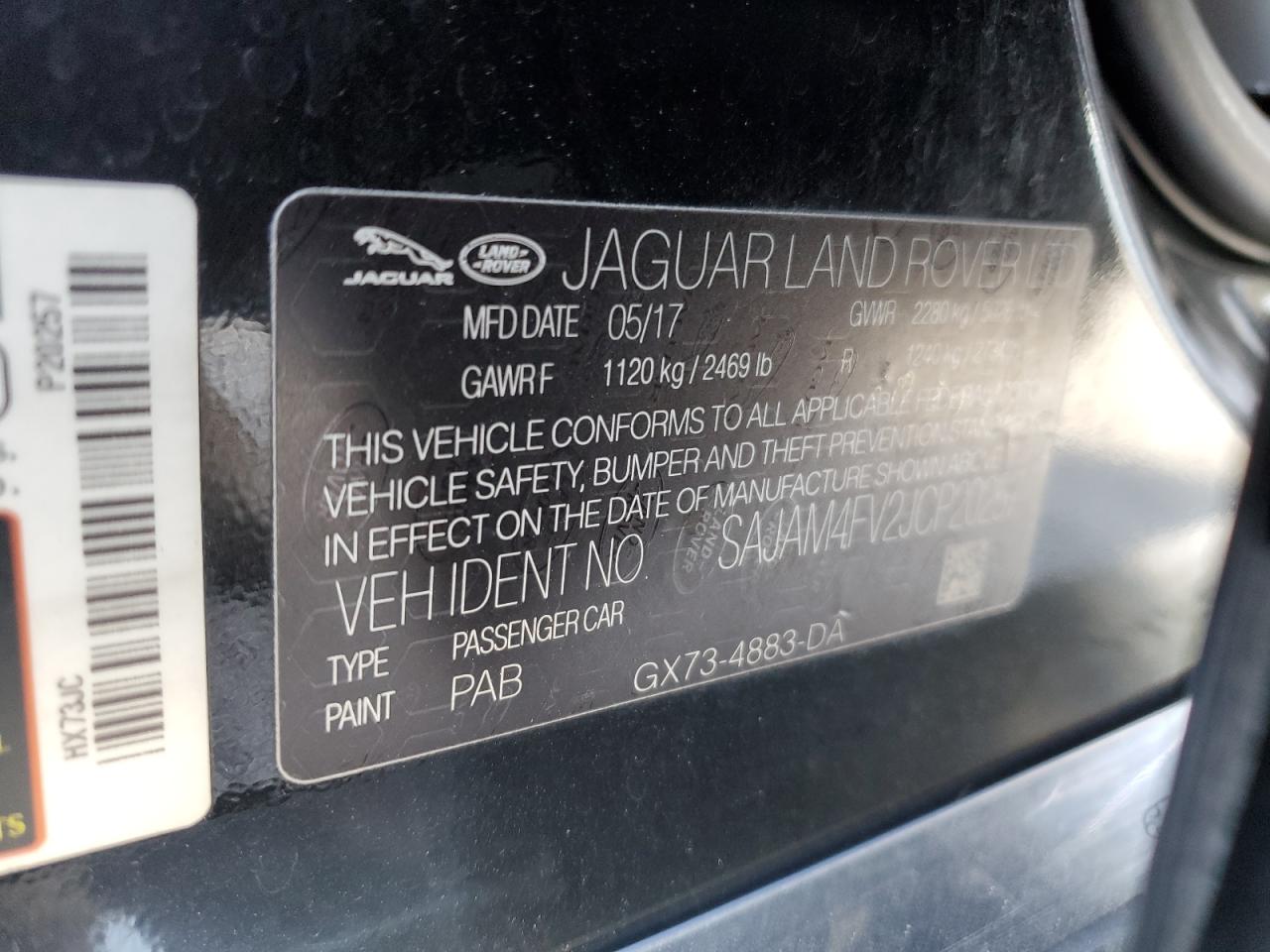 2018 Jaguar Xe S VIN: SAJAM4FV2JCP20257 Lot: 92198905