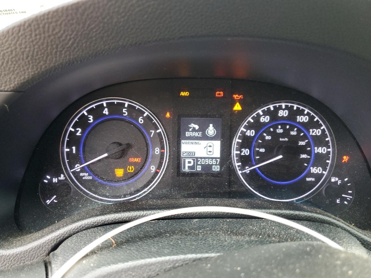 2013 Infiniti G37 VIN: JN1CV6AR9DM352557 Lot: 91013835