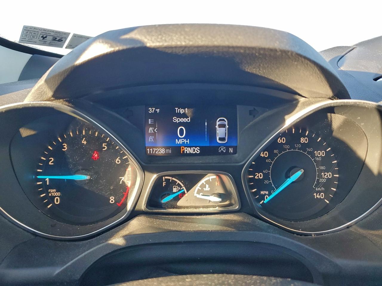 2017 Ford Escape Se VIN: 1FMCU9GD4HUB85345 Lot: 93975765