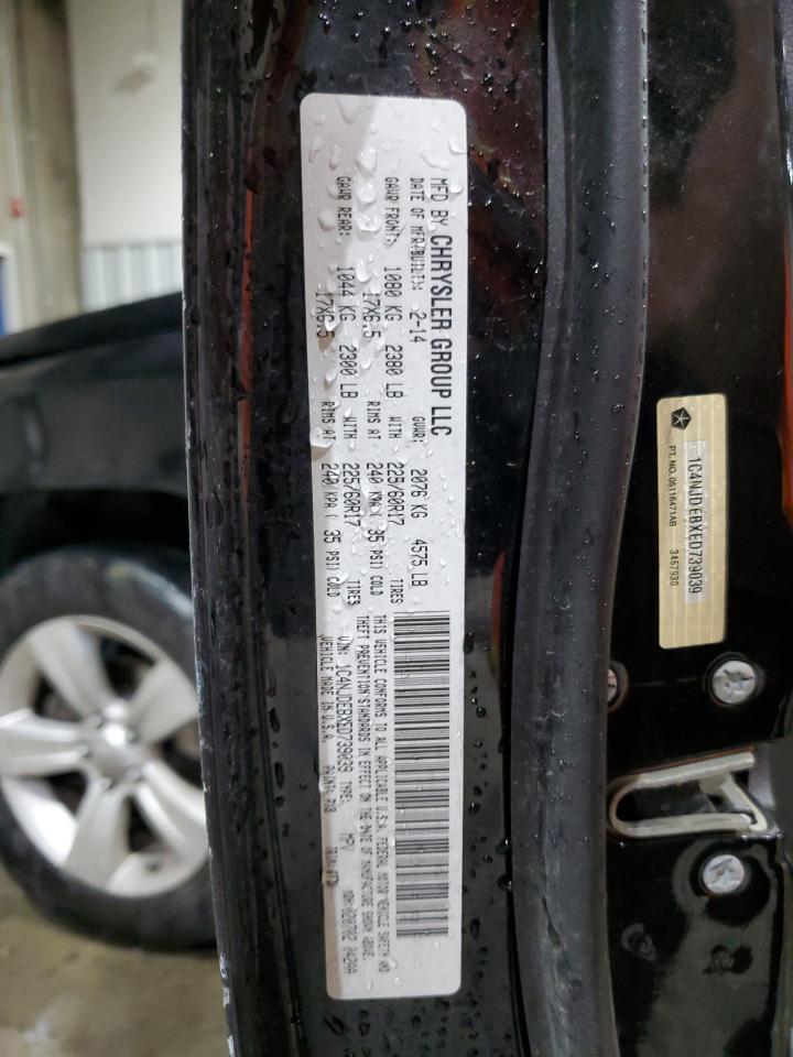 2014 Jeep Compass Latitude VIN: 1C4NJDEBXED739039 Lot: 90808985