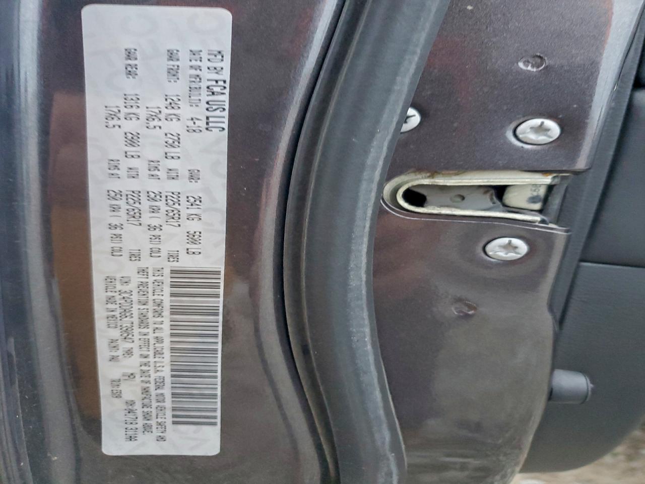 2018 Dodge Journey Se VIN: 3C4PDDAG6JT390547 Lot: 93415255