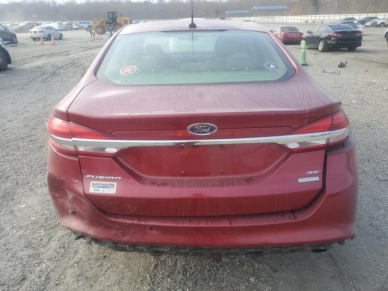 2018 Ford Fusion Se VIN: 3FA6P0HD8JR261753 Lot: 92663645