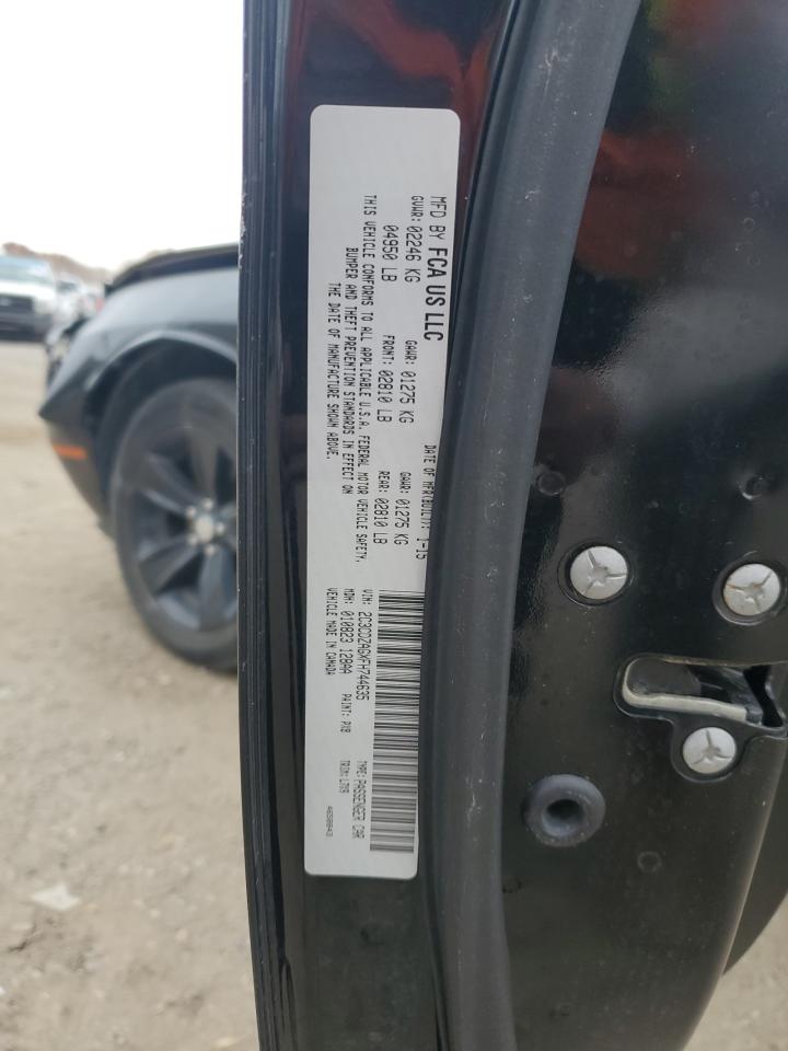 2015 Dodge Challenger Sxt VIN: 2C3CDZAGXFH744635 Lot: 91273485