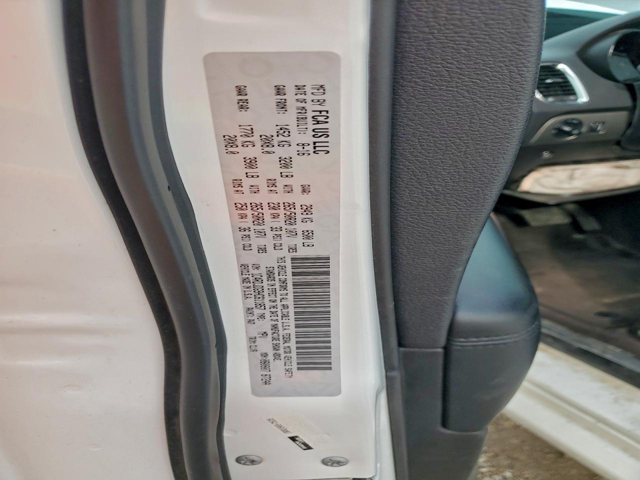 2017 Dodge Durango Gt VIN: 1C4RDJDG9HC611857 Lot: 94093835