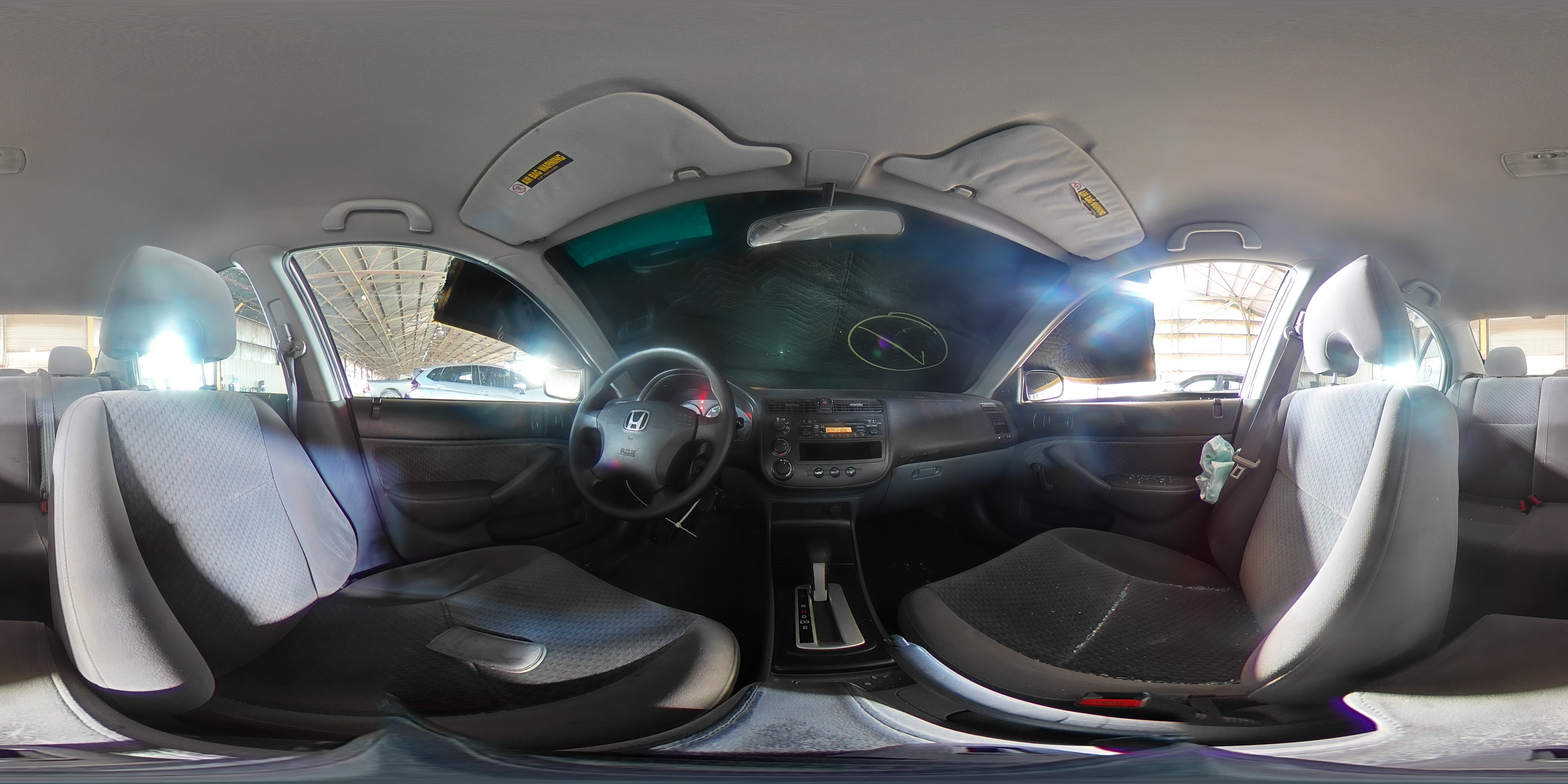 2004 Honda Civic Dx VIN: 2HGES16474H605796 Lot: 93886465