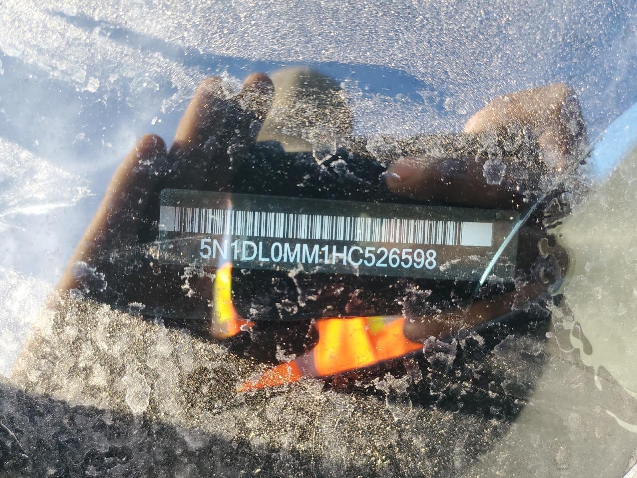 2017 Infiniti Qx60 VIN: 5N1DL0MM1HC526598 Lot: 92299005