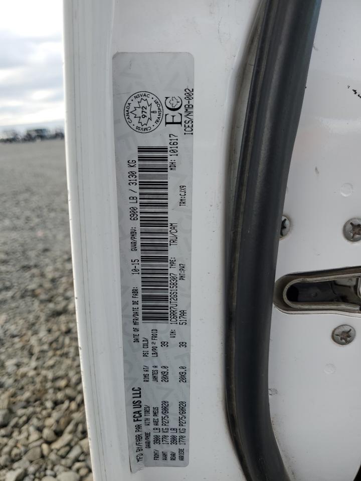 2016 Ram 1500 Sport VIN: 1C6RR7UT2GS158307 Lot: 93888025