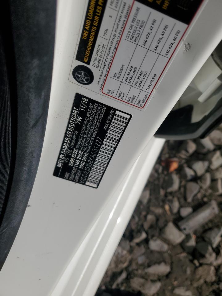 2019 Mercedes-Benz Cls 450 VIN: WDD2J5JB8KA031227 Lot: 92400585