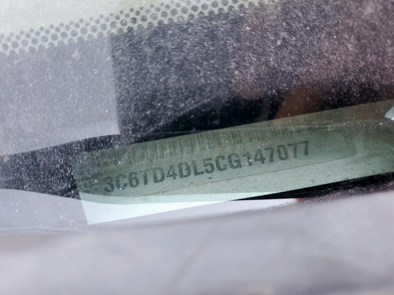 2012 Dodge Ram 2500 Slt VIN: 3C6TD4DL5CG147077 Lot: 92266815