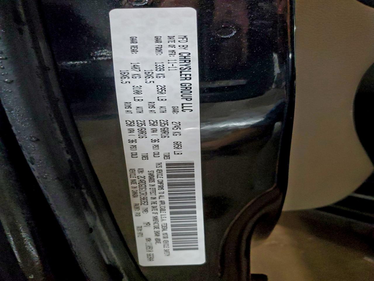 2012 Dodge Grand Caravan Crew VIN: 2C4RDGDG1CR198352 Lot: 94183325