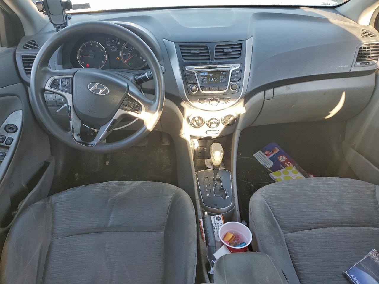 2017 Hyundai Accent Se VIN: KMHCT4AE7HU355074 Lot: 93536365