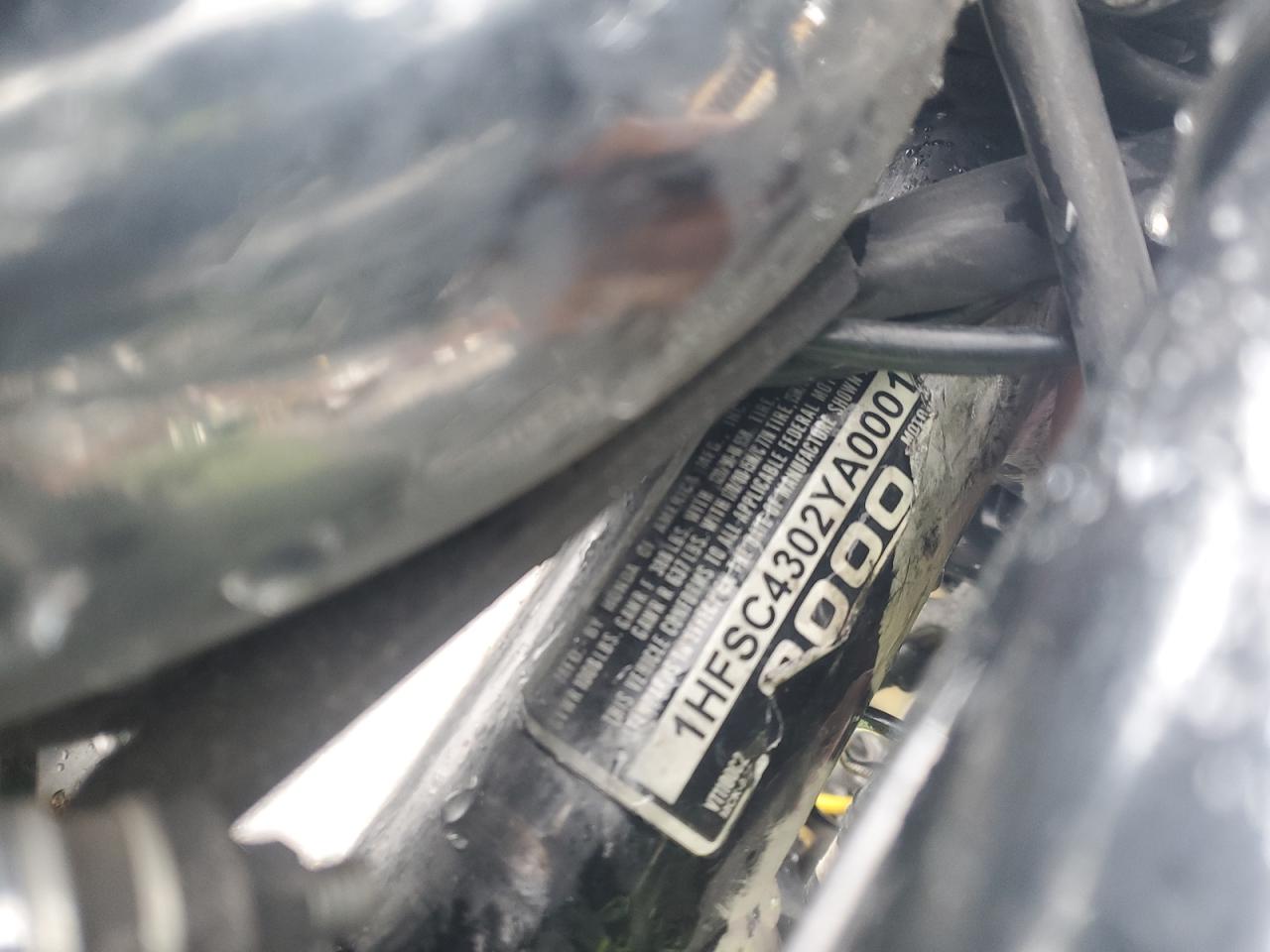 2000 Honda Vt1100 C2 VIN: 1HFSC4302YA000189 Lot: 93113195