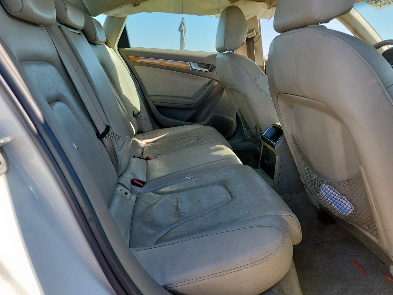 2010 Audi A4 Premium VIN: WAUAFAFL5AN049674 Lot: 92611035