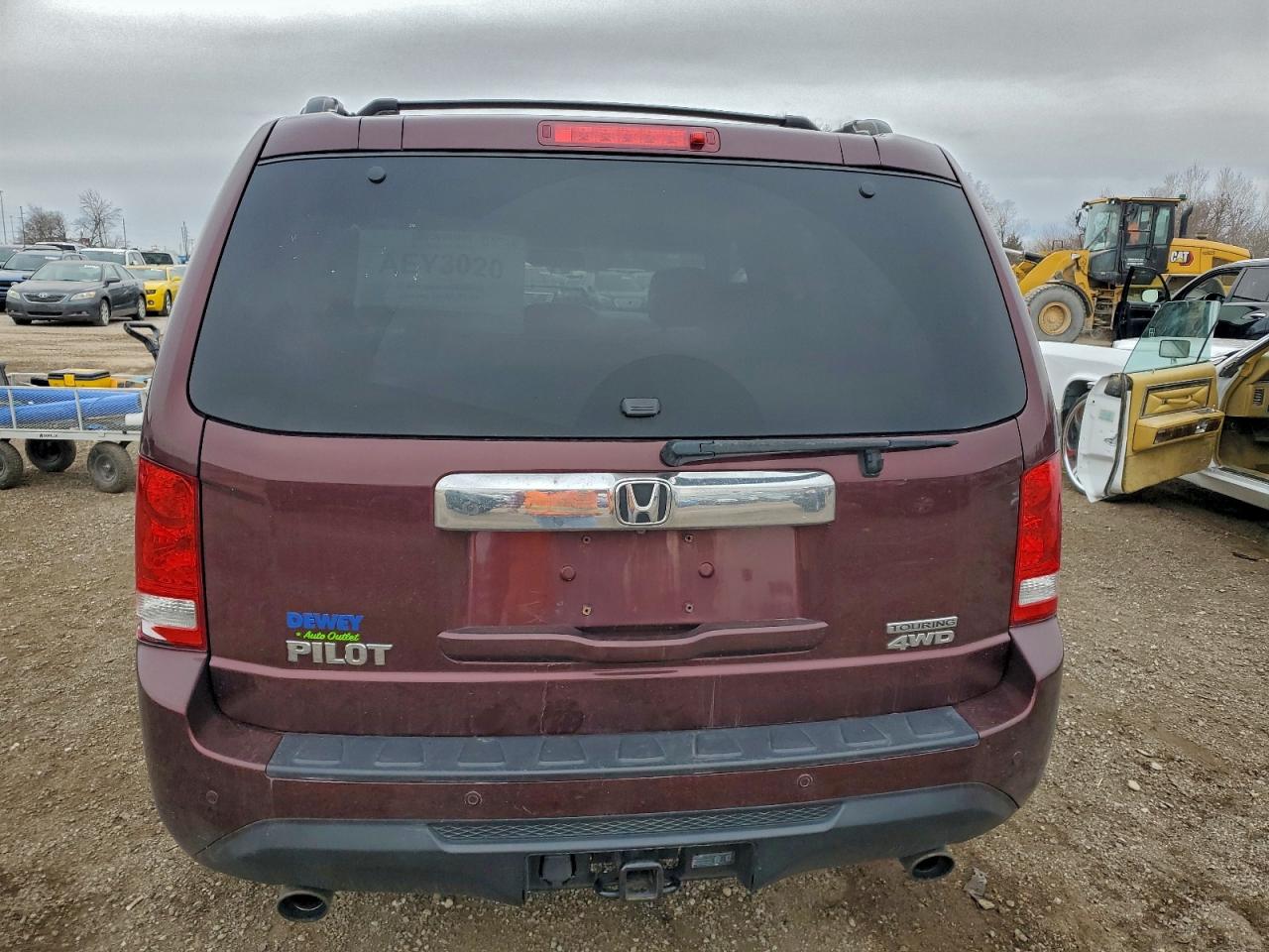 2012 Honda Pilot Touring VIN: 5FNYF4H93CB019837 Lot: 93224115