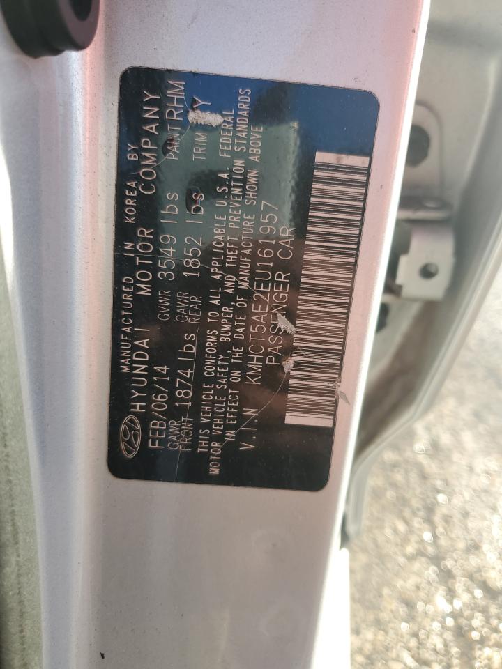 2014 Hyundai Accent Gls VIN: KMHCT5AE2EU161957 Lot: 93847145