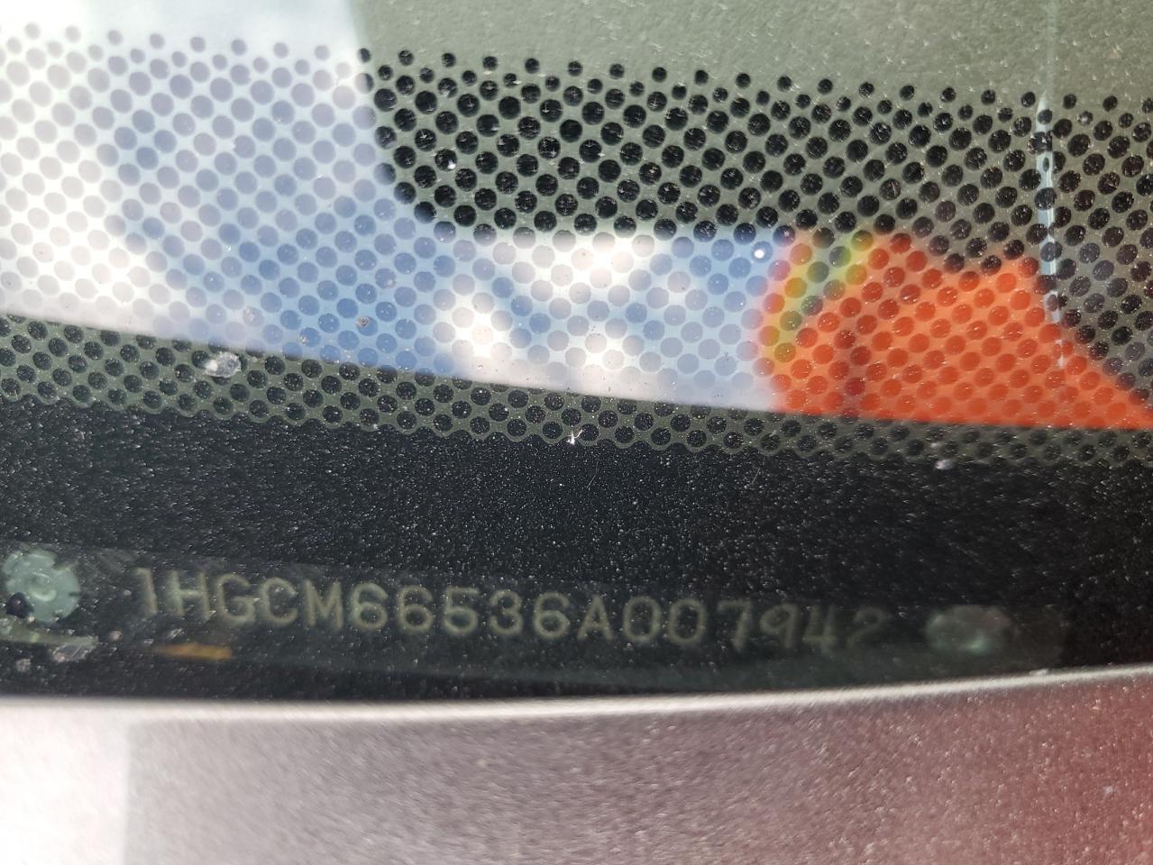 2006 Honda Accord Ex VIN: 1HGCM66536A007942 Lot: 92721095