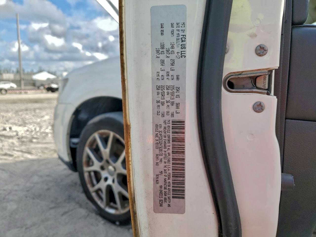 2017 Dodge Journey Gt VIN: 3C4PDDEG2HT639172 Lot: 94743145