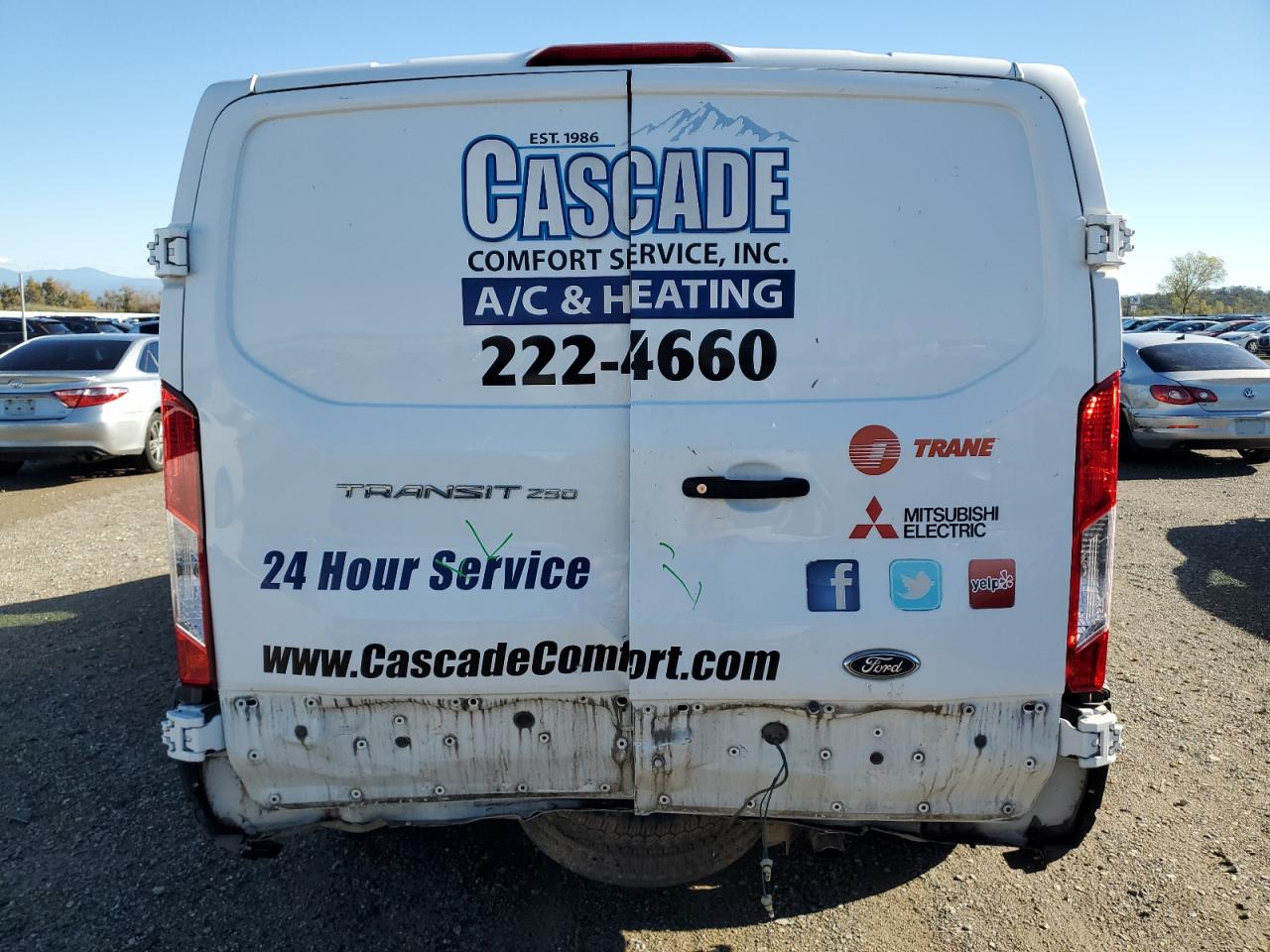 2018 Ford Transit T-250 VIN: 1FTYR1YM8JKA81261 Lot: 92952985