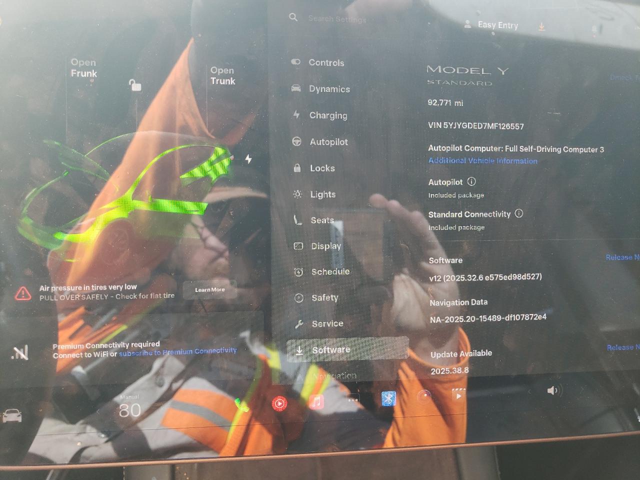 2021 Tesla Model Y VIN: 5YJYGDED7MF126557 Lot: 91942755