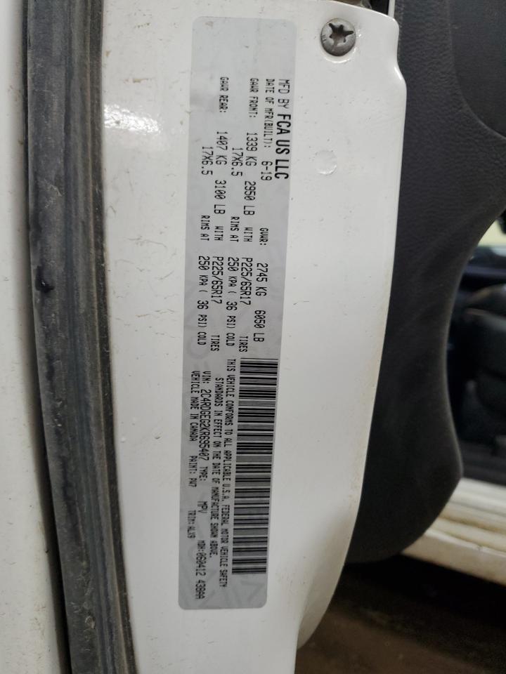 2019 Dodge Grand Caravan Gt VIN: 2C4RDGEG2KR695407 Lot: 92804075