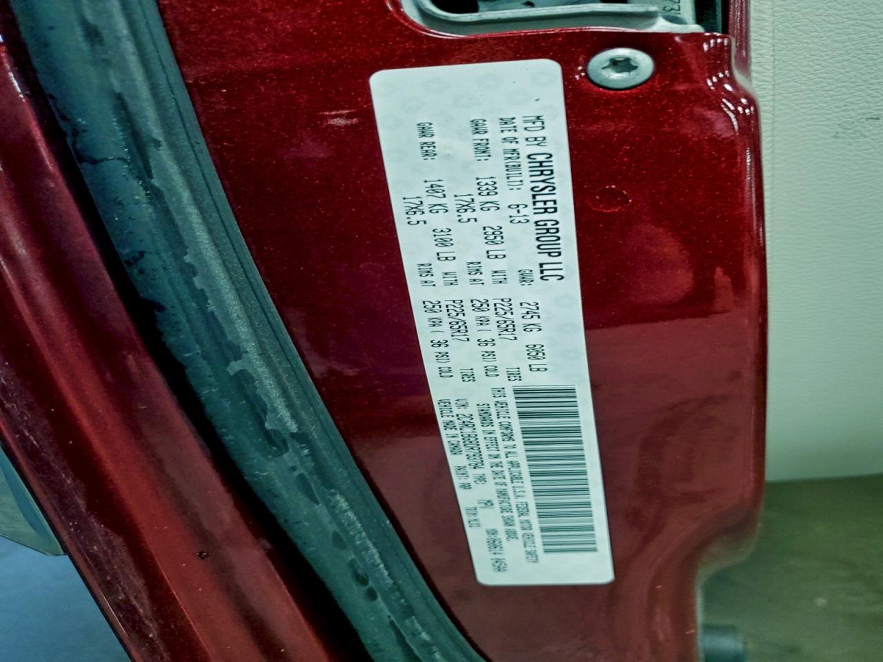 2013 Chrysler Town & Country Touring VIN: 2C4RC1BG8DR793784 Lot: 94121805