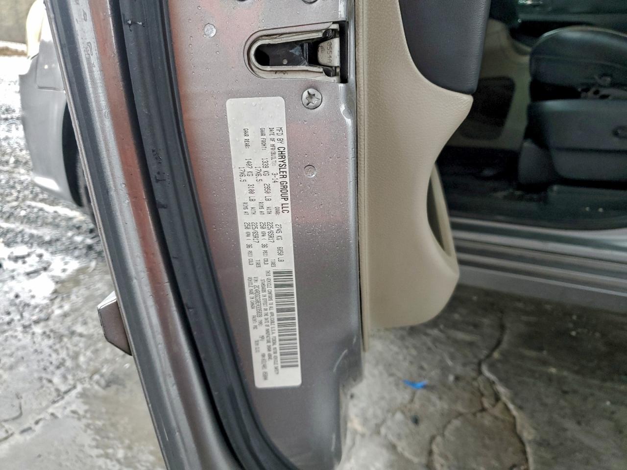 2014 Dodge Grand Caravan Sxt VIN: 2C4RDGCG8ER335839 Lot: 94039555