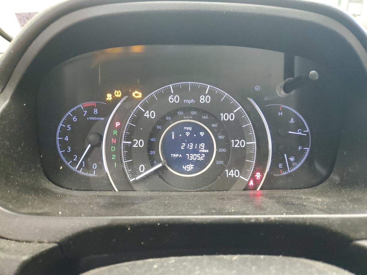 2013 Honda Cr-V Exl VIN: 5J6RM4H75DL047205 Lot: 93221875