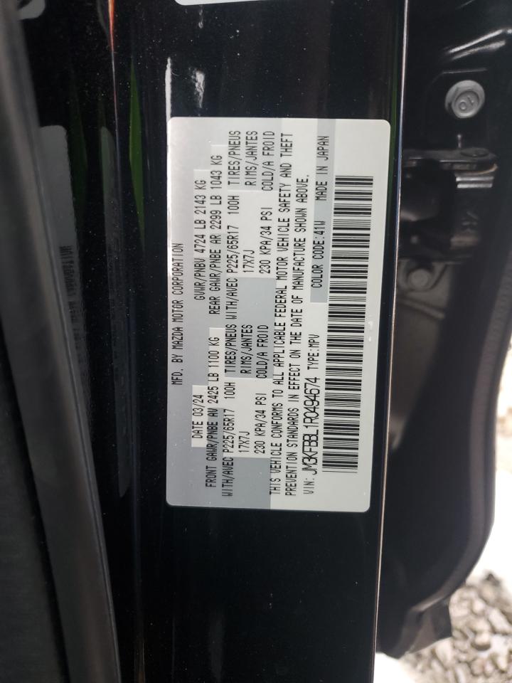 2024 Mazda Cx-5 Select VIN: JM3KFBBL1R0494674 Lot: 91872685